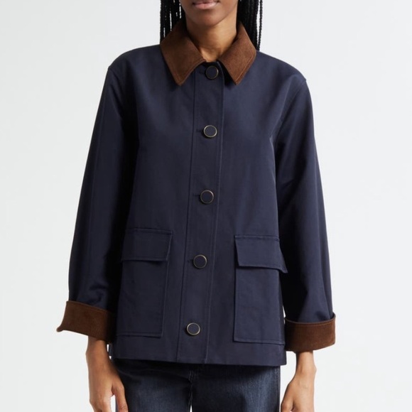 Veronica Beard Jackets & Blazers - Veronica Beard Arlen Corduroy Trim Dickey Jacket